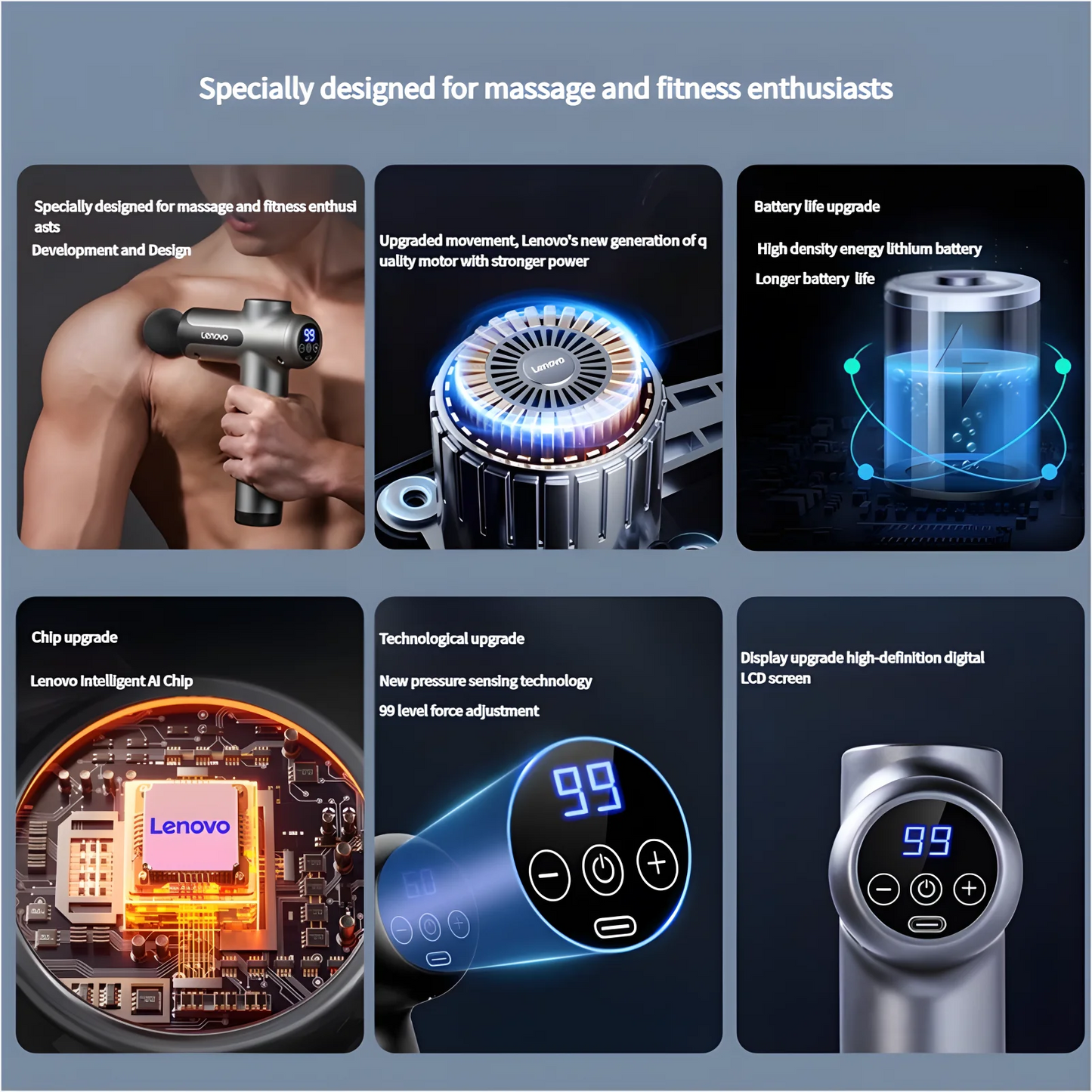 Pro Deep Tissue Massage Gun